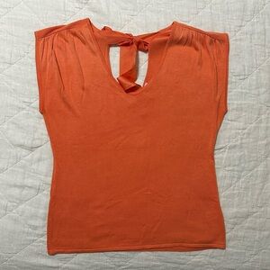 Lilly Pulitzer Knit Peachy Orange Tank Top Large